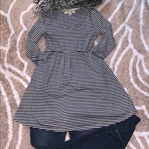 Baby doll striped top